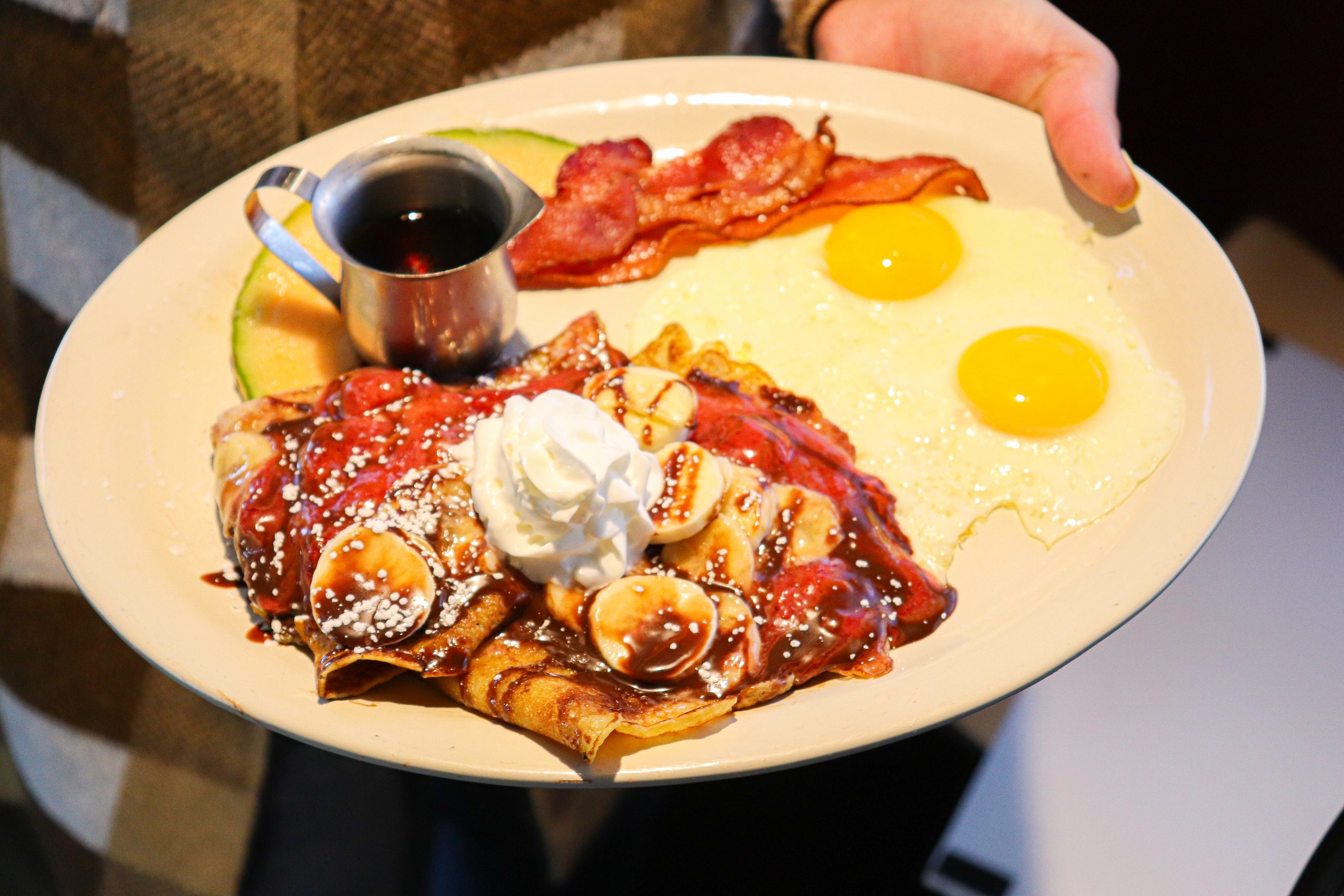 Best strawberry banana nutella crepes in sparks nv