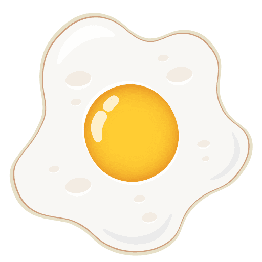 sunny side up egg graphic